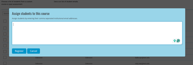 CB_ Add students by email, input modal