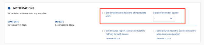 CB_ Set up notifications of incomplete work