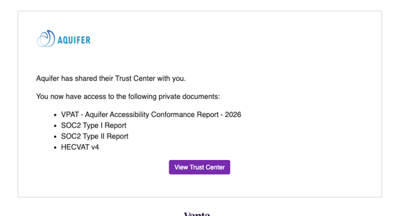 Trust Center Link