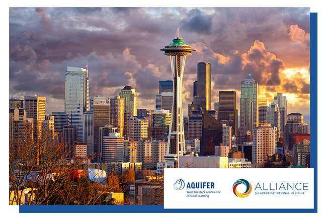 Connect with Aquifer at Academic Internal Medicine Week in Seattle