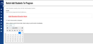 Batch Add Students on Date