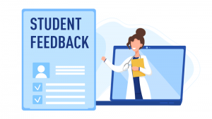 Student feedback summary graphic