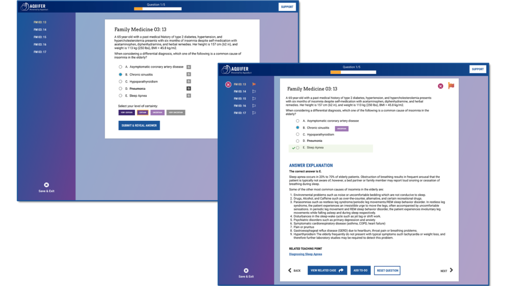 PracticeSmart Question and Explanation